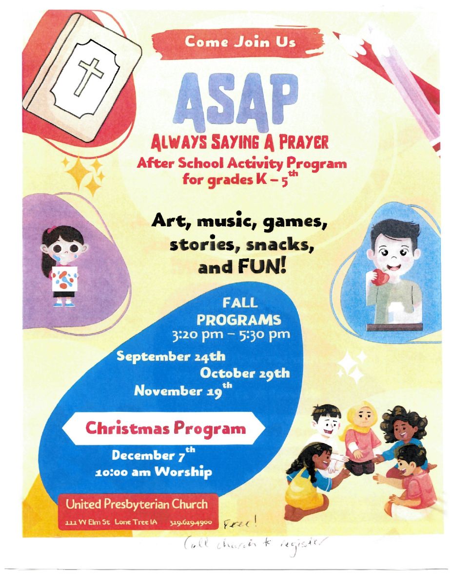 ASAP after school activity program flyer