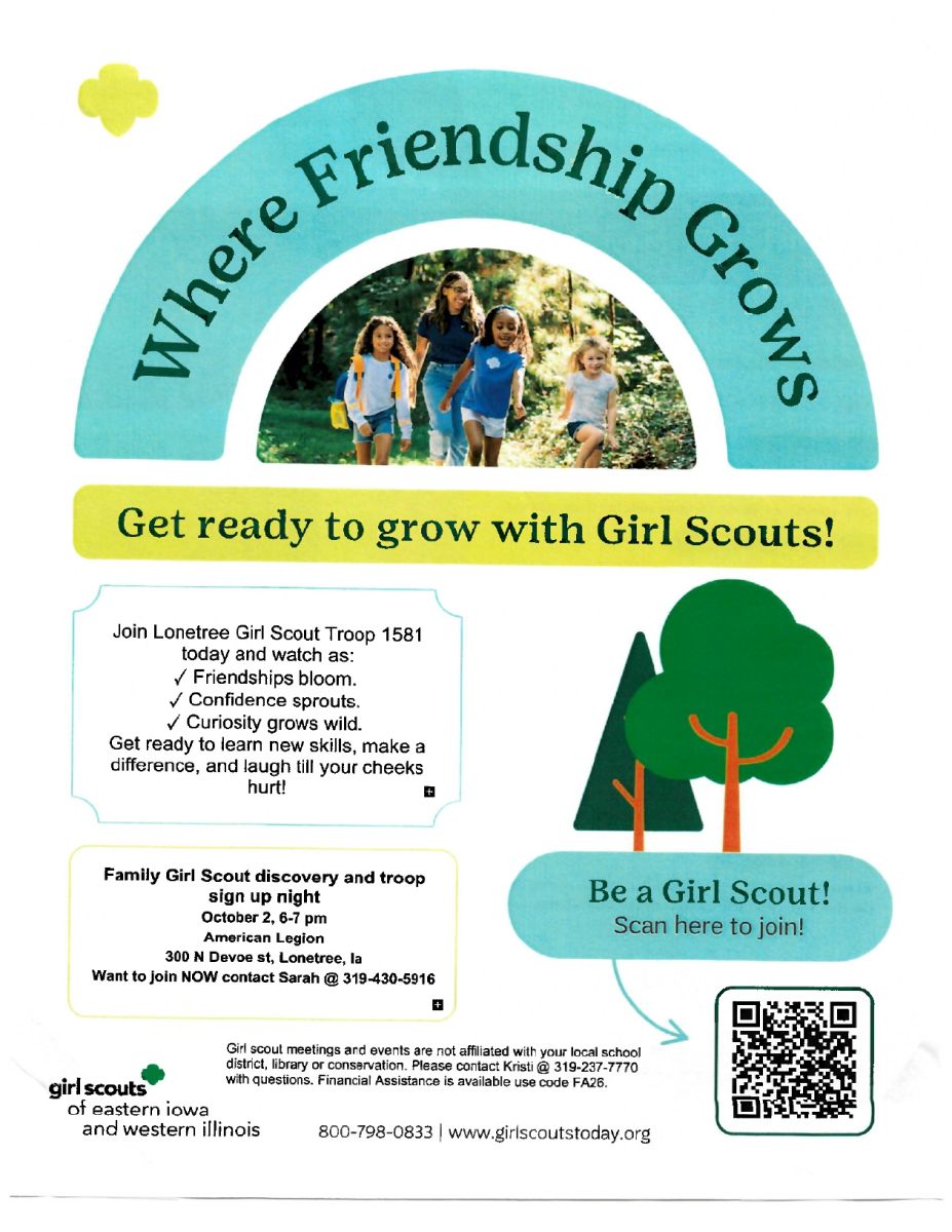 Be a Girl Scout flyer