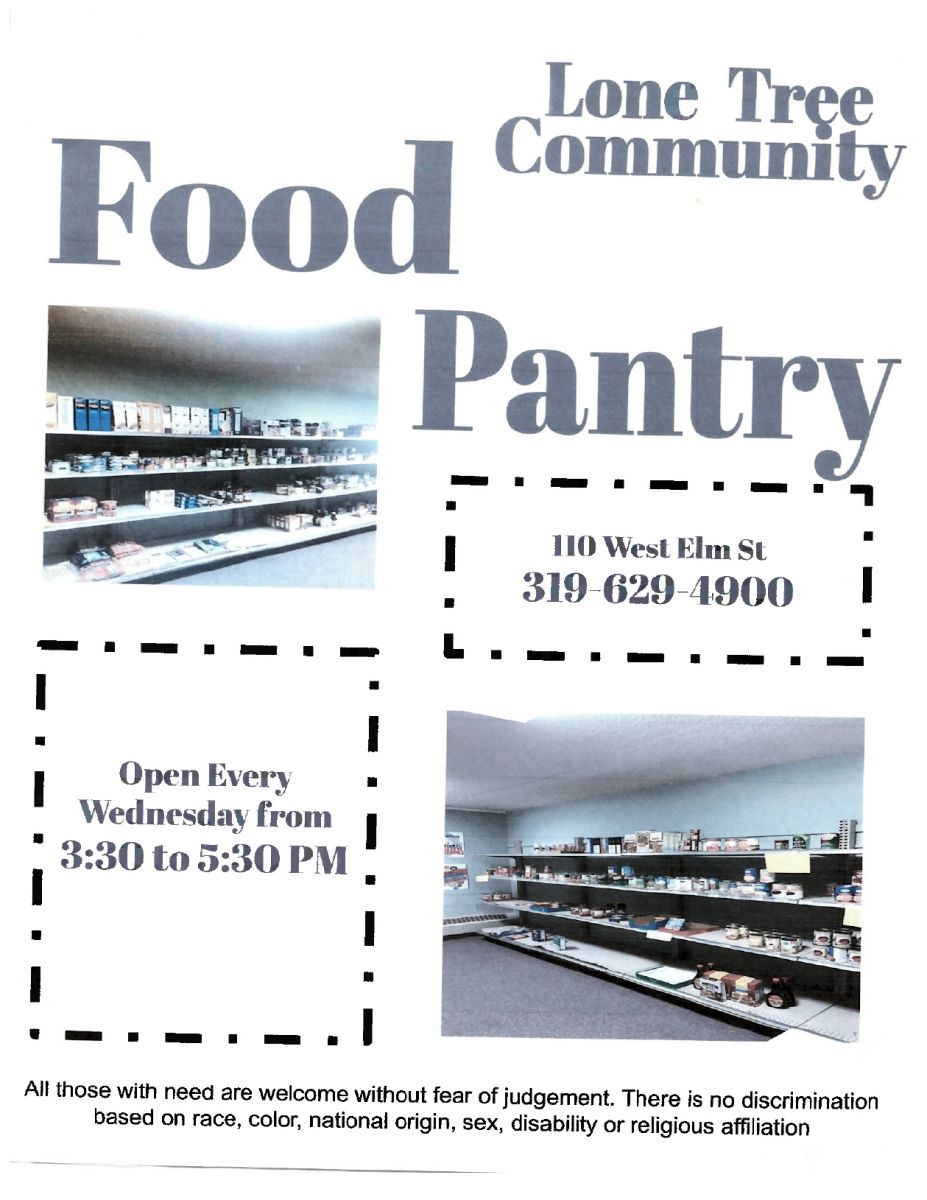 food pantry flyer